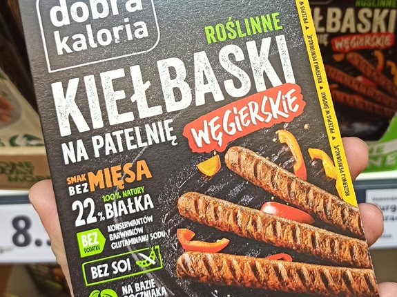 Roślinne kiełbaski węgierskie Dobra Kaloria - ocena produktu
